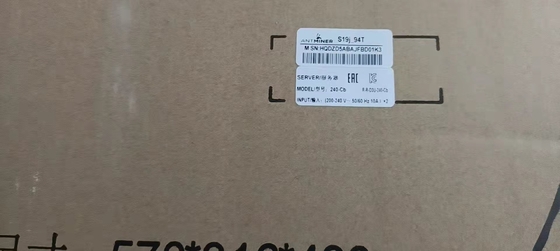 SHA256 Bitmain Antminer S19J 94TH 3100W 29,5 J / TH để khai thác BTC