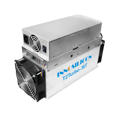 Đã qua sử dụng Innosilicon T2T 30T 2200W 720MH / S 422mm * 142mm * 213mm 9.5kg