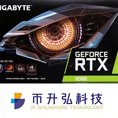 Cạc đồ họa 8704 CUDA Mining Rig 1800MHz GIGABYTE GEFORCE RTX 3080 GAMING OC 10GB