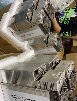Máy khai thác cũ Microbt Whatsminer M21S 58T BTC 60W / T Kết nối mạng Ethernet