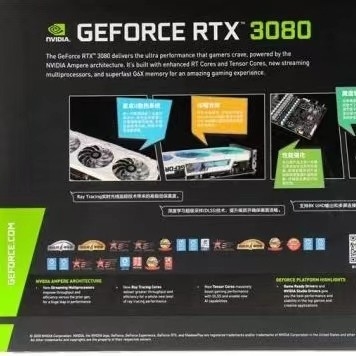8960 CUDA GALAX GeForce RTX 3080 12GB 320 Bit để khai thác Bitcoin