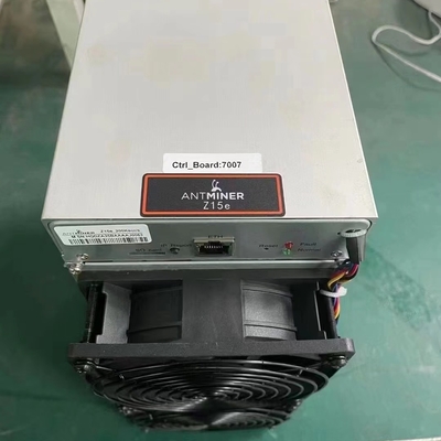 1510W ZEC Miner 200 Ksol / S Antminer Z15e 228 × 134 × 279mm Kết nối Ethernet RJ45