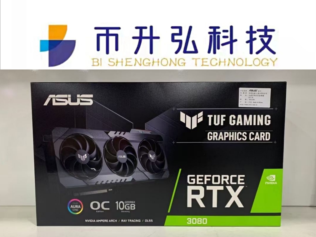 19000MHz ASUS RTX 3080 TUF 10G OC KHÔNG LHR NVIDIA AMPERE ARCH 7680 * 4320
